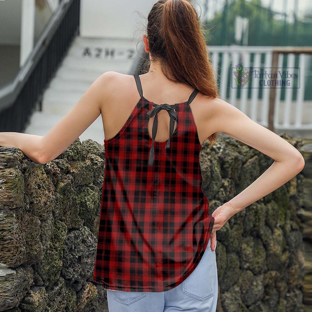 Tartan Vibes Clothing Murray of Ochtertyre Tartan Loose Halter Neck Camisole