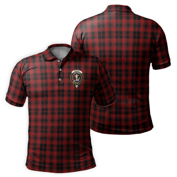 Murray of Ochtertyre Tartan Men's Polo Shirt with Family Crest