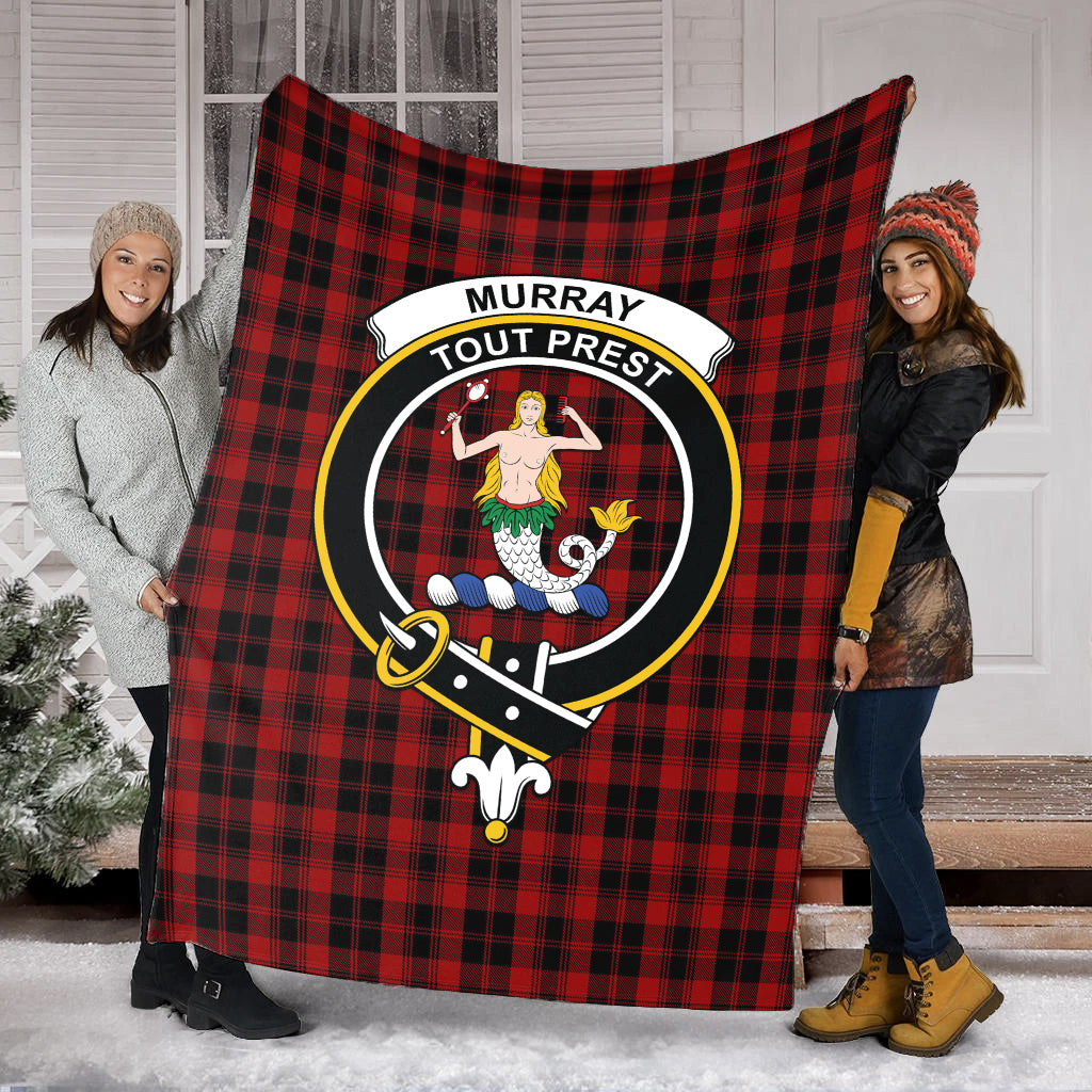 murray-of-ochtertyre-tartab-blanket-with-family-crest