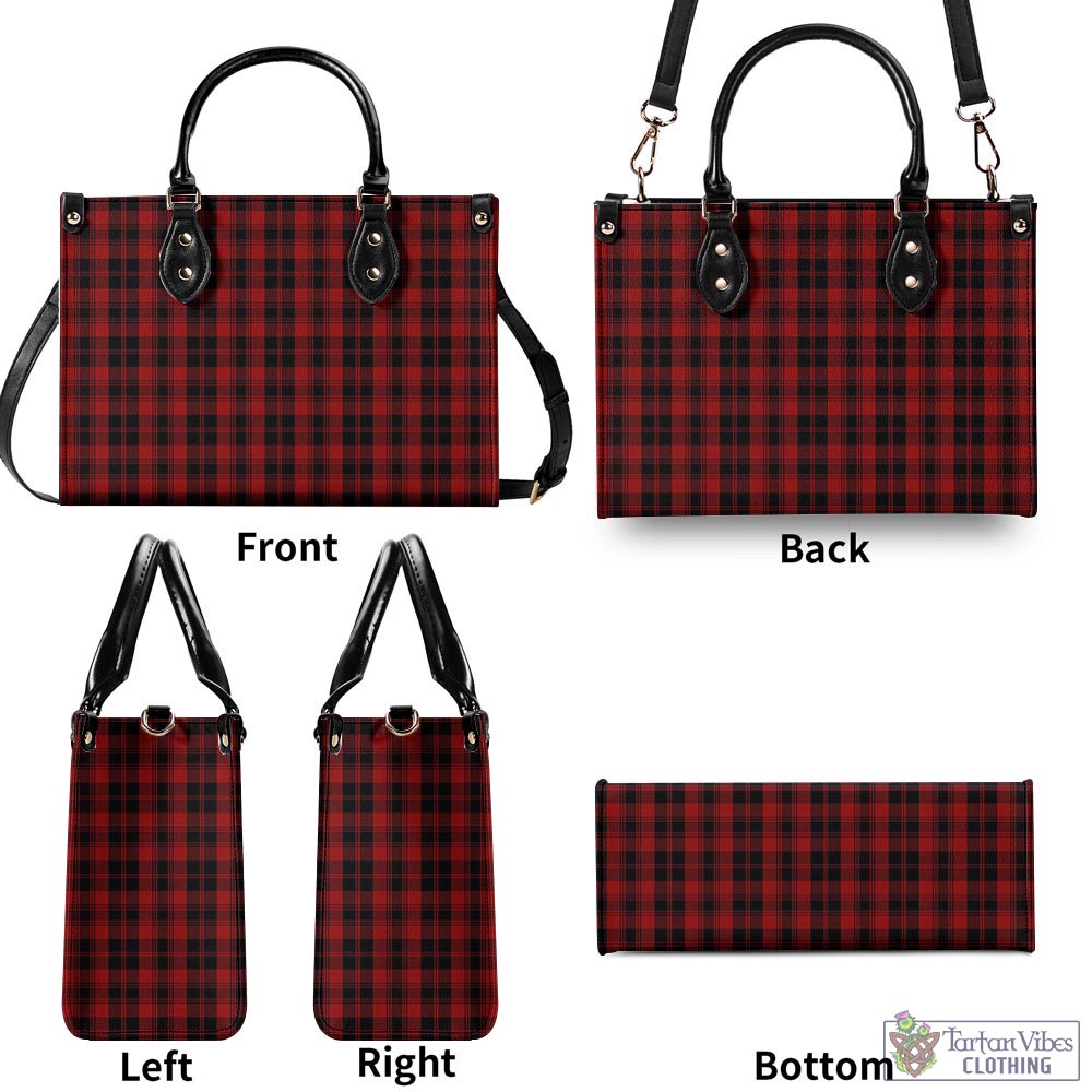 Tartan Vibes Clothing Murray of Ochtertyre Tartan Luxury Leather Handbags