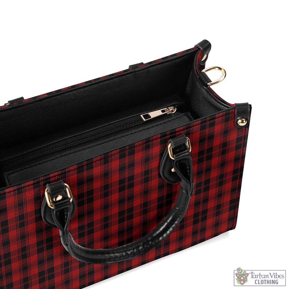 Tartan Vibes Clothing Murray of Ochtertyre Tartan Luxury Leather Handbags