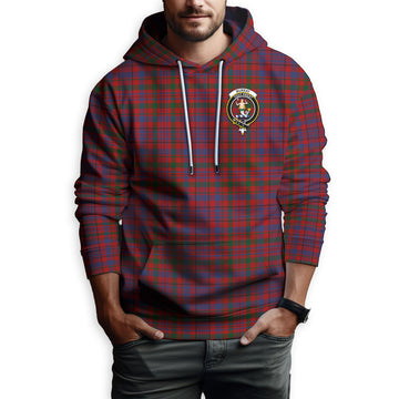 Murray of Tullibardine Tartan Hoodie with Family Crest