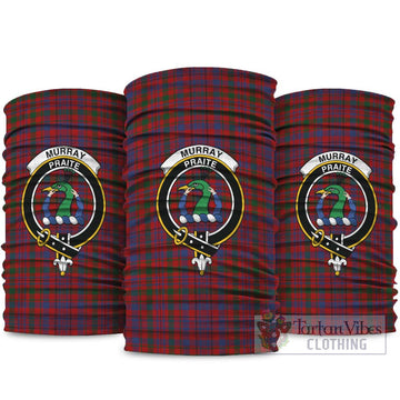 Murray of Tullibardine Tartan Neck Gaiters, Tartan Bandanas, Tartan Head Band with Family Crest