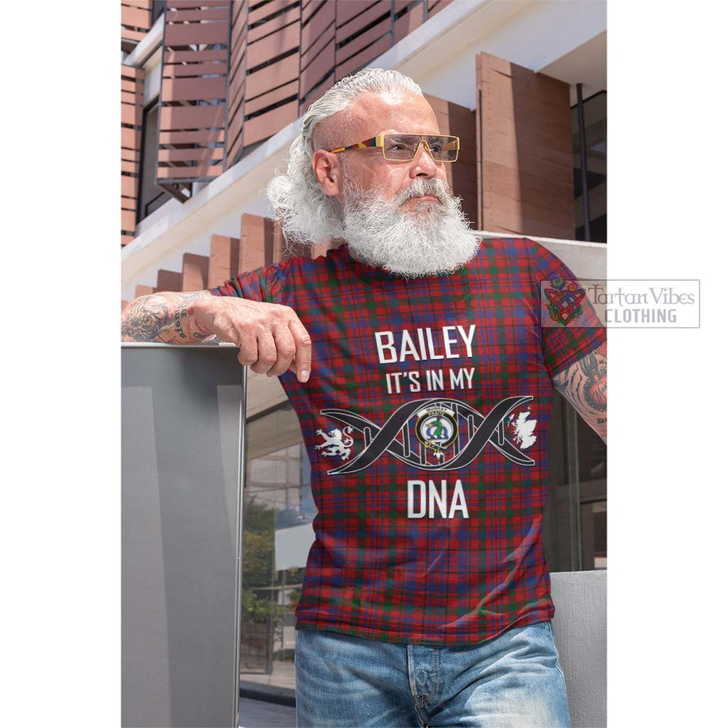 Tartan Vibes Clothing Murray of Tullibardine Tartan Cotton T-shirt with Family Crest DNA In Me Style