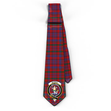 Murray of Tullibardine Tartan Classic Necktie with Family Crest