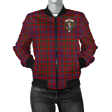 Murray of Tullibardine Tartan Bomber Jacket with Family Crest