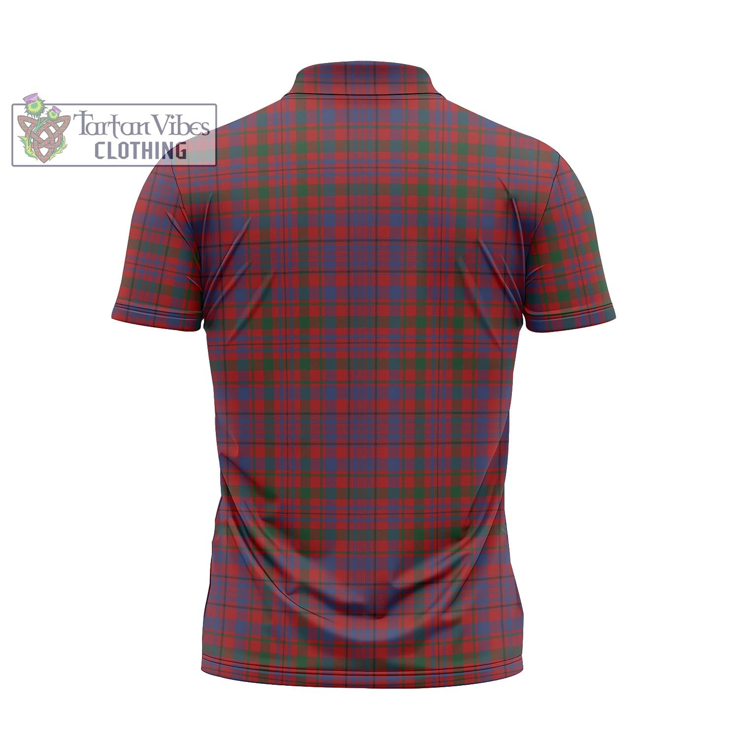 Tartan Vibes Clothing Murray of Tullibardine Tartan Zipper Polo Shirt