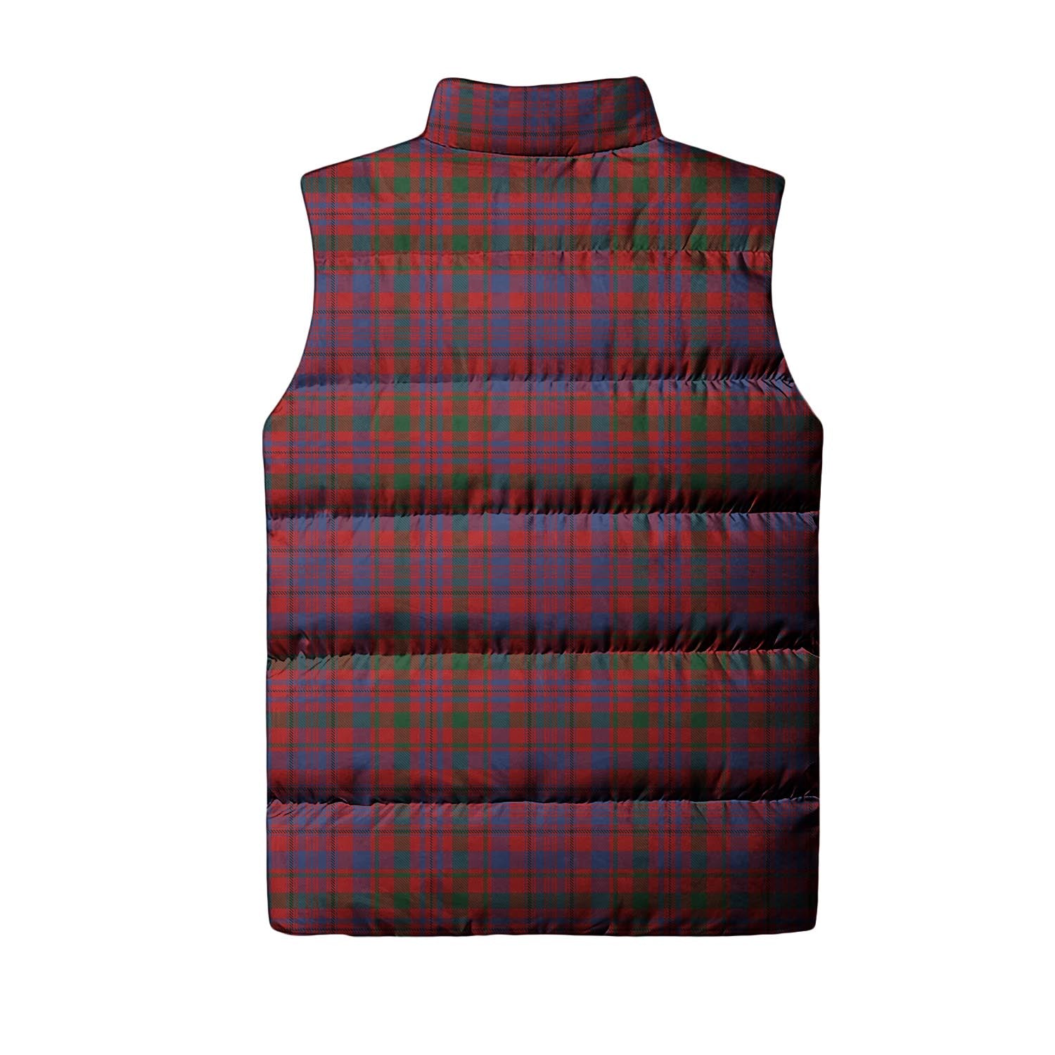 Murray of Tullibardine Tartan Sleeveless Puffer Jacket with Family Crest - Tartanvibesclothing