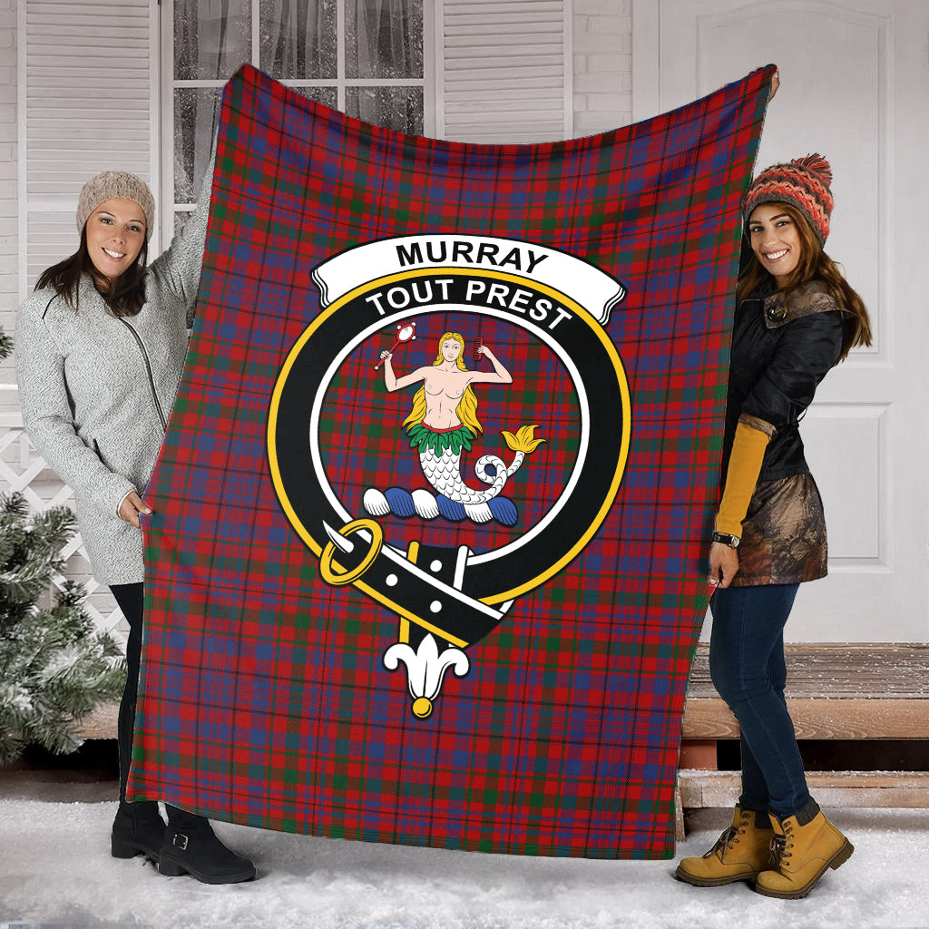 murray-of-tullibardine-tartab-blanket-with-family-crest