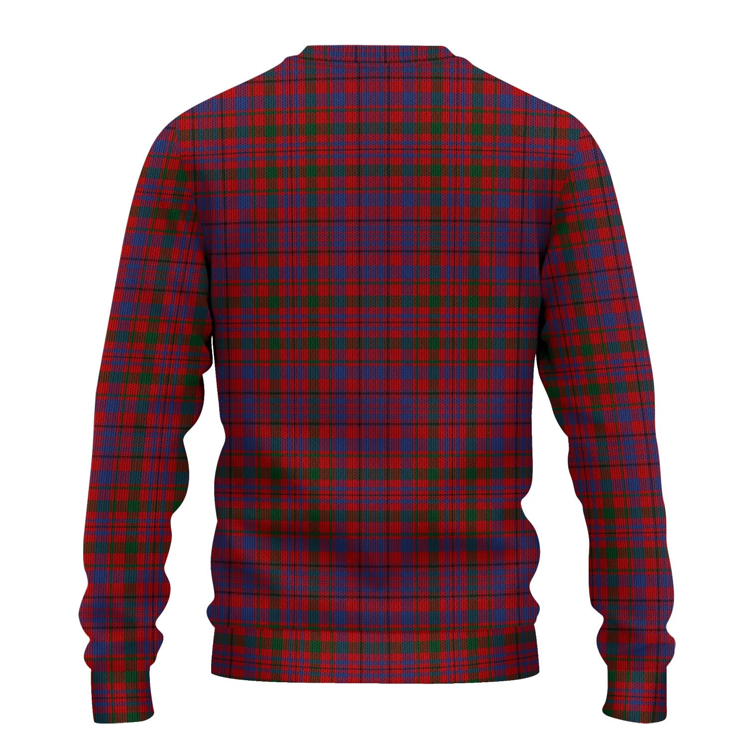 Murray of Tullibardine Tartan Knitted Sweater with Family Crest - Tartanvibesclothing