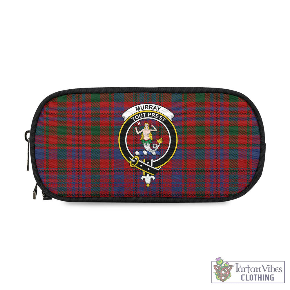 Tartan Vibes Clothing Murray of Tullibardine Tartan Pen and Pencil Case with Family Crest