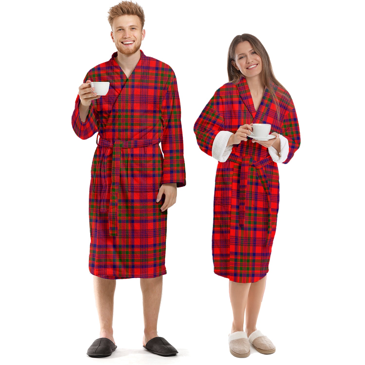 Murray of Tulloch Modern Tartan Bathrobe Unisex S - Tartan Vibes Clothing