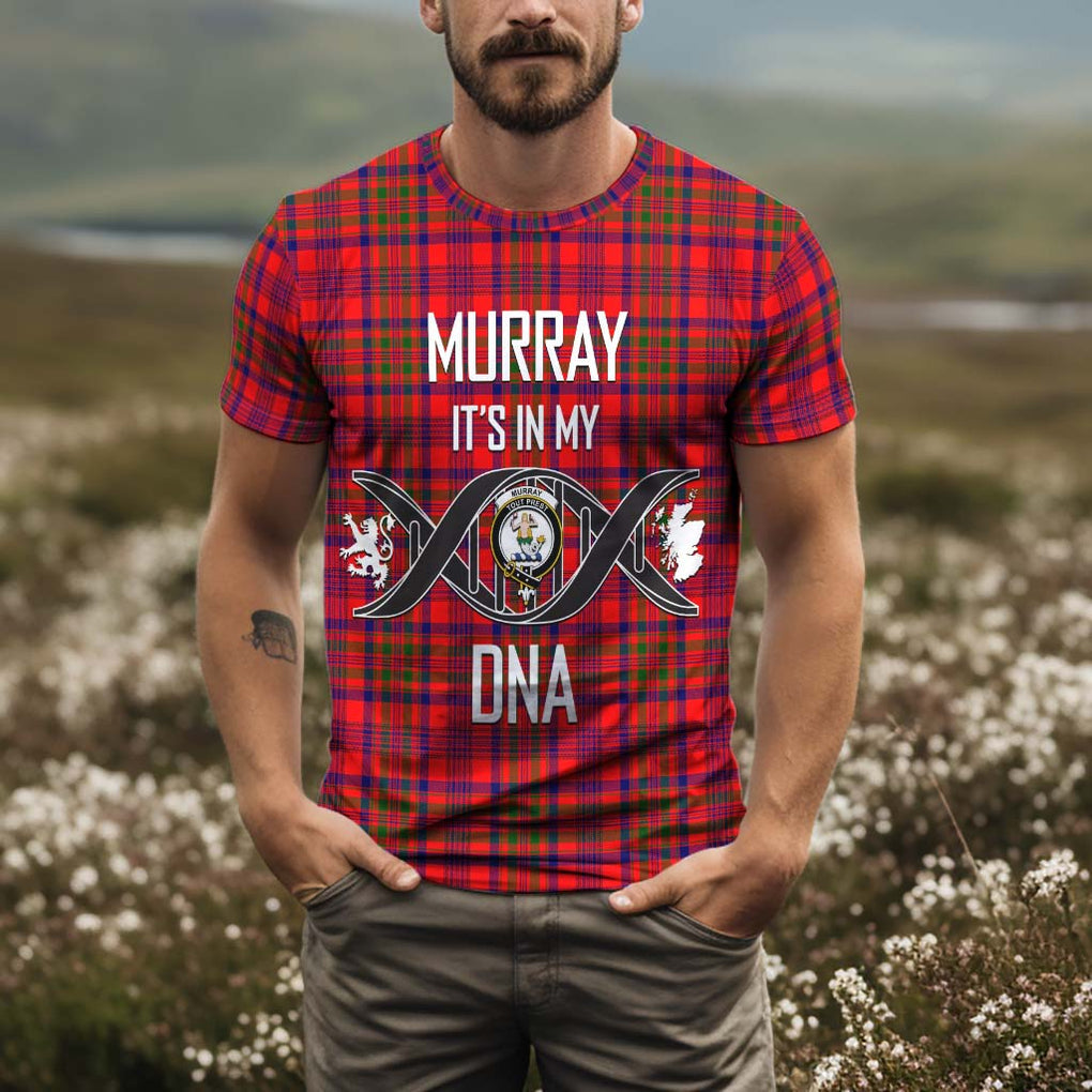 Murray of Tulloch Modern Tartan T-Shirt with Family Crest DNA In Me Style Kid's Shirt - Tartan Vibes Clothing