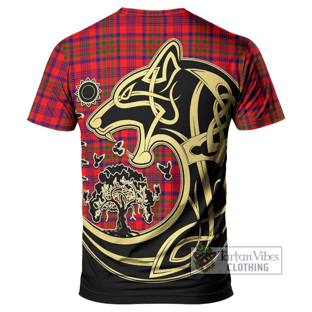 Murray of Tulloch Modern Tartan T-Shirt with Family Crest Celtic Wolf Style - Tartan Vibes Clothing