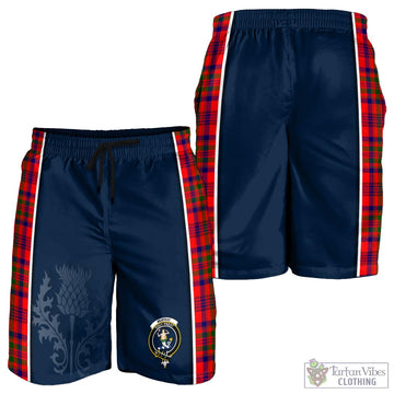 Murray of Tulloch Modern Tartan Men's Shorts with Family Crest and Scottish Thistle Vibes Sport Style