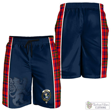 Murray of Tulloch Modern Tartan Men's Shorts with Family Crest and Lion Rampant Vibes Sport Style