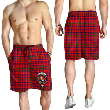 Murray of Tulloch Modern Tartan Mens Shorts with Family Crest