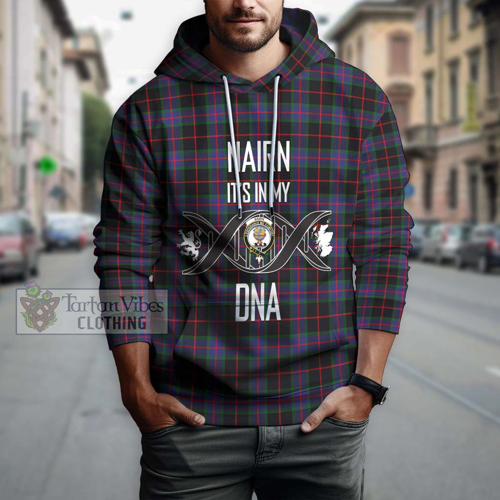 Nairn Tartan Hoodie with Family Crest DNA In Me Style Pullover Hoodie - Tartanvibesclothing Shop