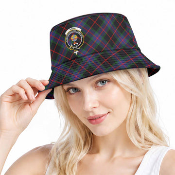 Nairn Tartan Bucket Hat with Family Crest Bucket Hat One Size - Tartan Vibes Clothing