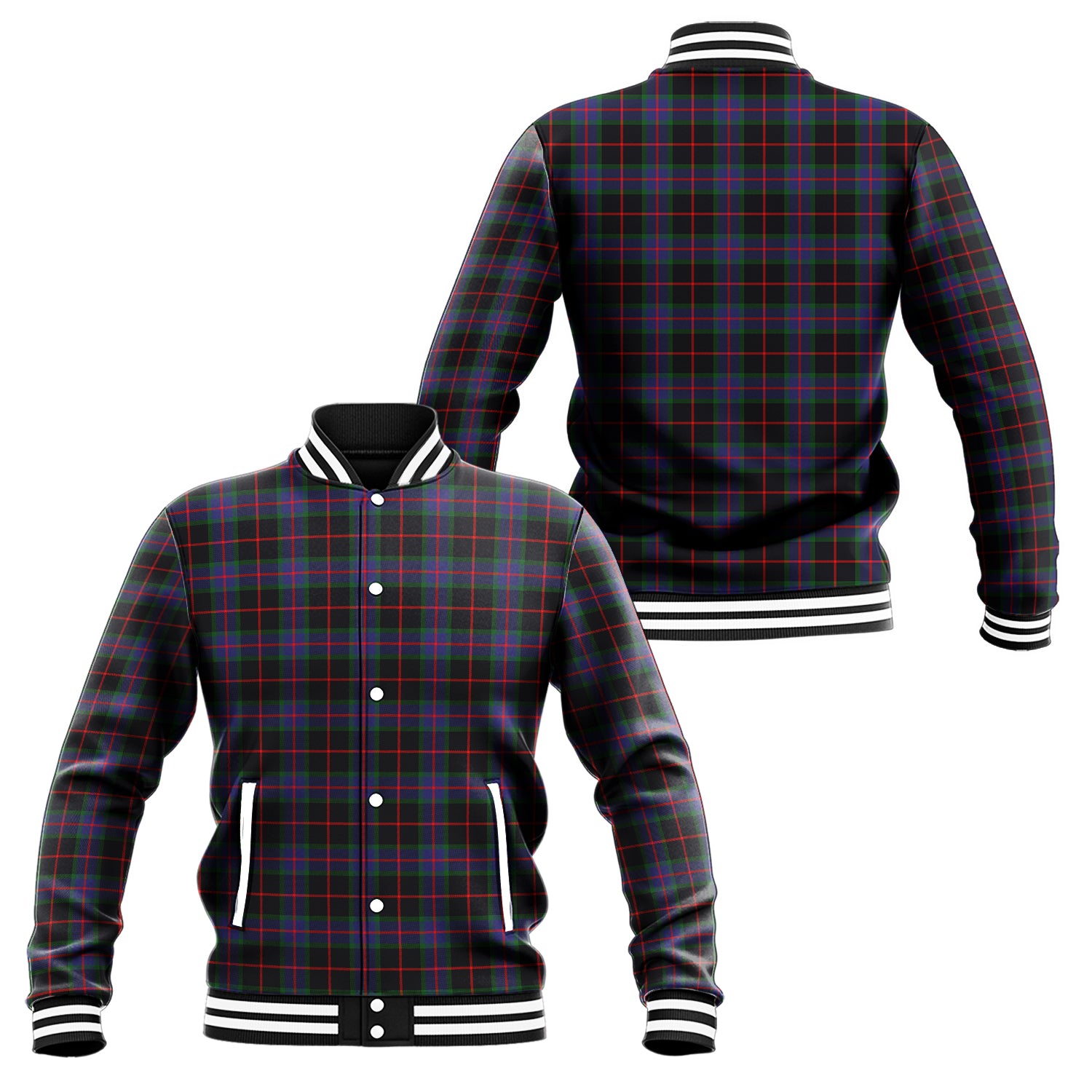 Nairn Tartan Baseball Jacket Unisex - Tartan Vibes Clothing