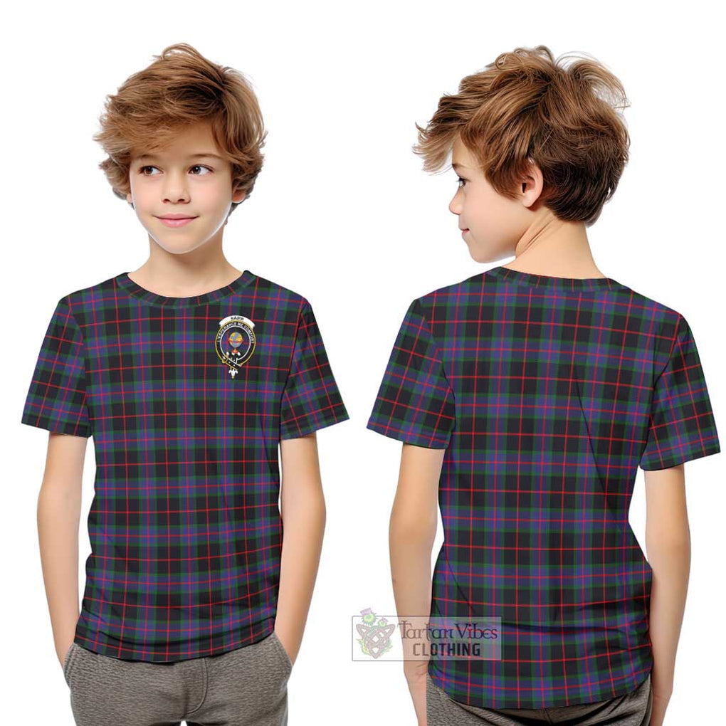 Nairn Tartan Kid T-Shirt with Family Crest Youth XL Size14 - Tartanvibesclothing Shop