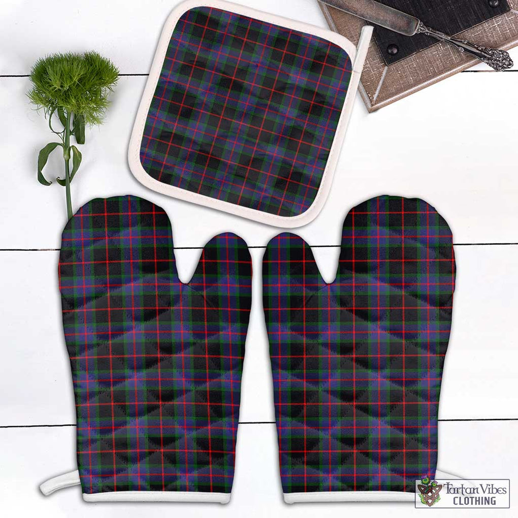 Nairn Tartan Combo Oven Mitt & Pot-Holder White - Tartan Vibes Clothing