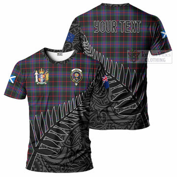 Nairn Crest Tartan T-Shirt with New Zealand Silver Fern Half Style