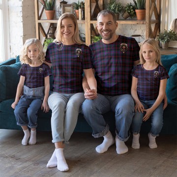 Nairn Tartan T-Shirt with Family Crest