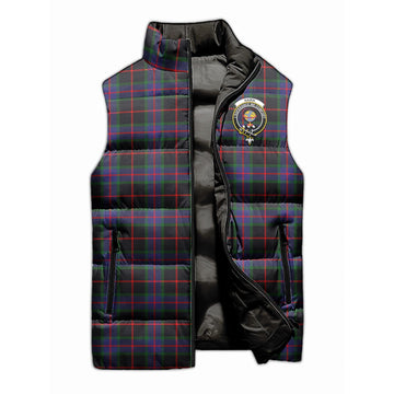 Nairn Tartan Sleeveless Puffer Jacket with Family Crest