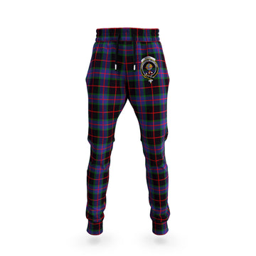 Nairn Tartan Joggers Pants with Family Crest