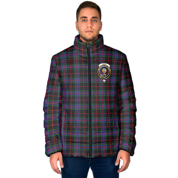 Nairn Tartan Padded Jacket with Family Crest