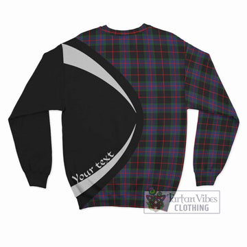 Nairn Tartan Sweatshirt with Family Crest Circle Style