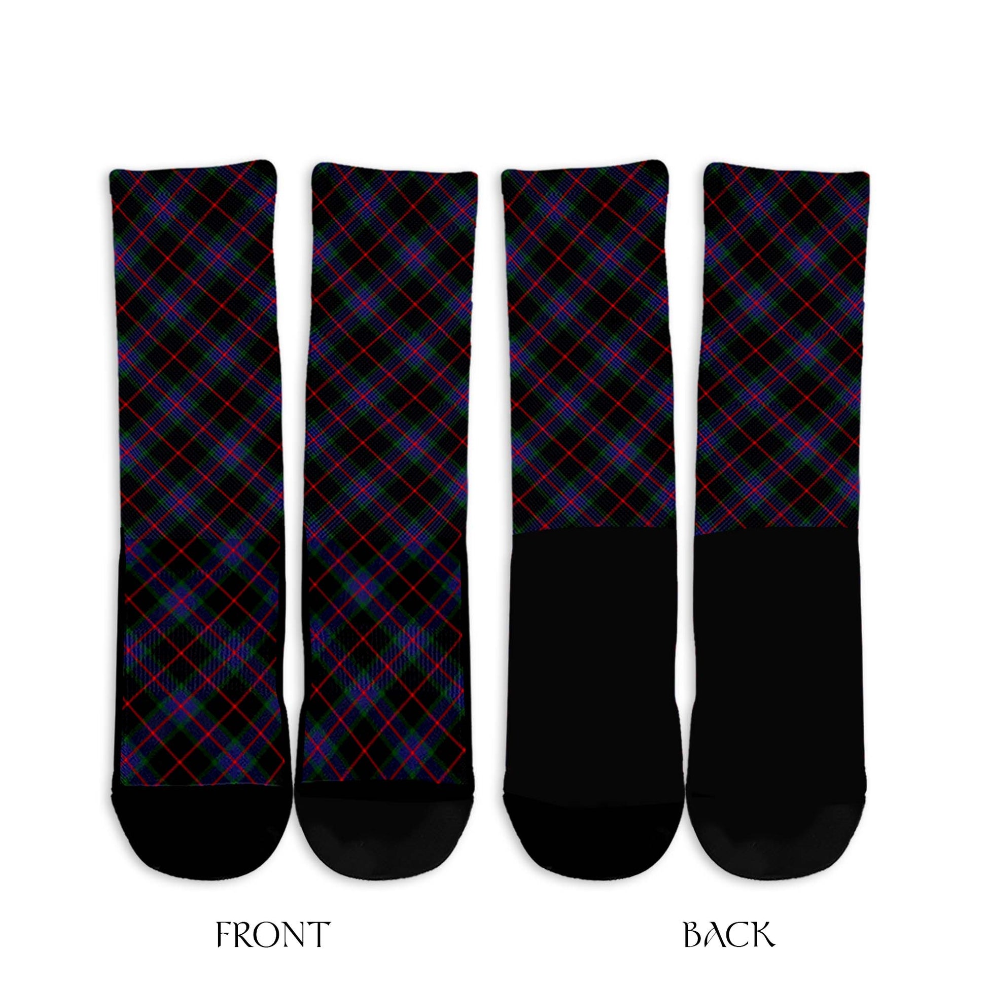 Nairn Tartan Crew Socks Cross Tartan Style - Tartanvibesclothing