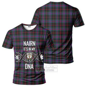 Nairn Tartan T-Shirt with Family Crest DNA In Me Style