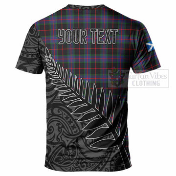 Nairn Crest Tartan T-Shirt with New Zealand Silver Fern Half Style