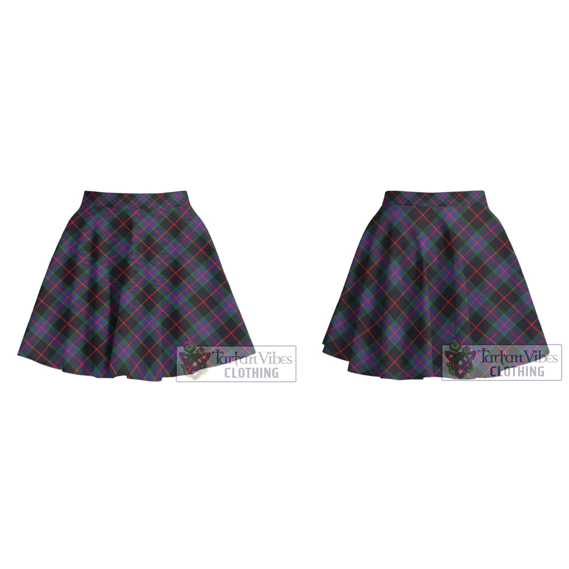 Tartan Vibes Clothing Nairn Tartan Women's Plated Mini Skirt