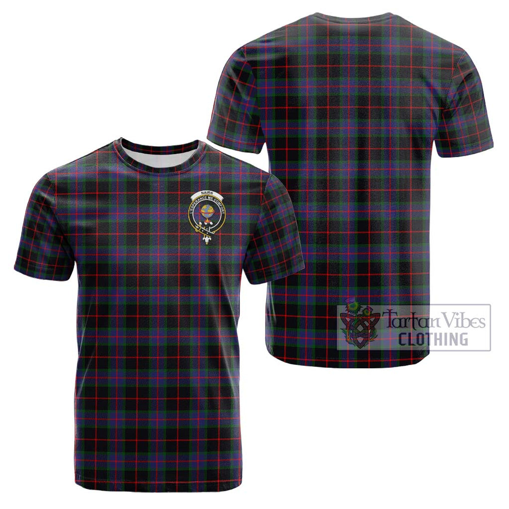 Nairn Tartan Cotton T-Shirt with Family Crest Kid's Shirt - Tartanvibesclothing Shop