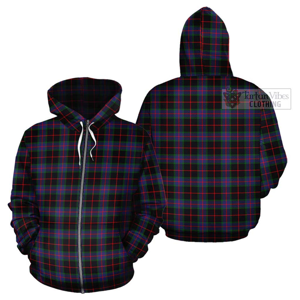 Nairn Tartan Cotton Hoodie Zip Hoodie - Tartan Vibes Clothing