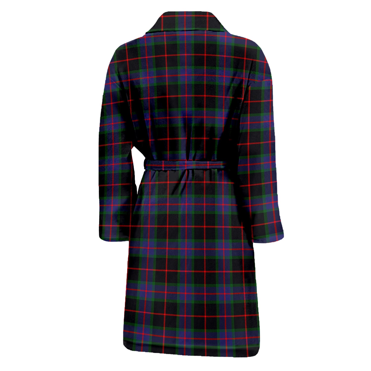 Nairn Tartan Bathrobe with Family Crest - Tartan Vibes Clothing