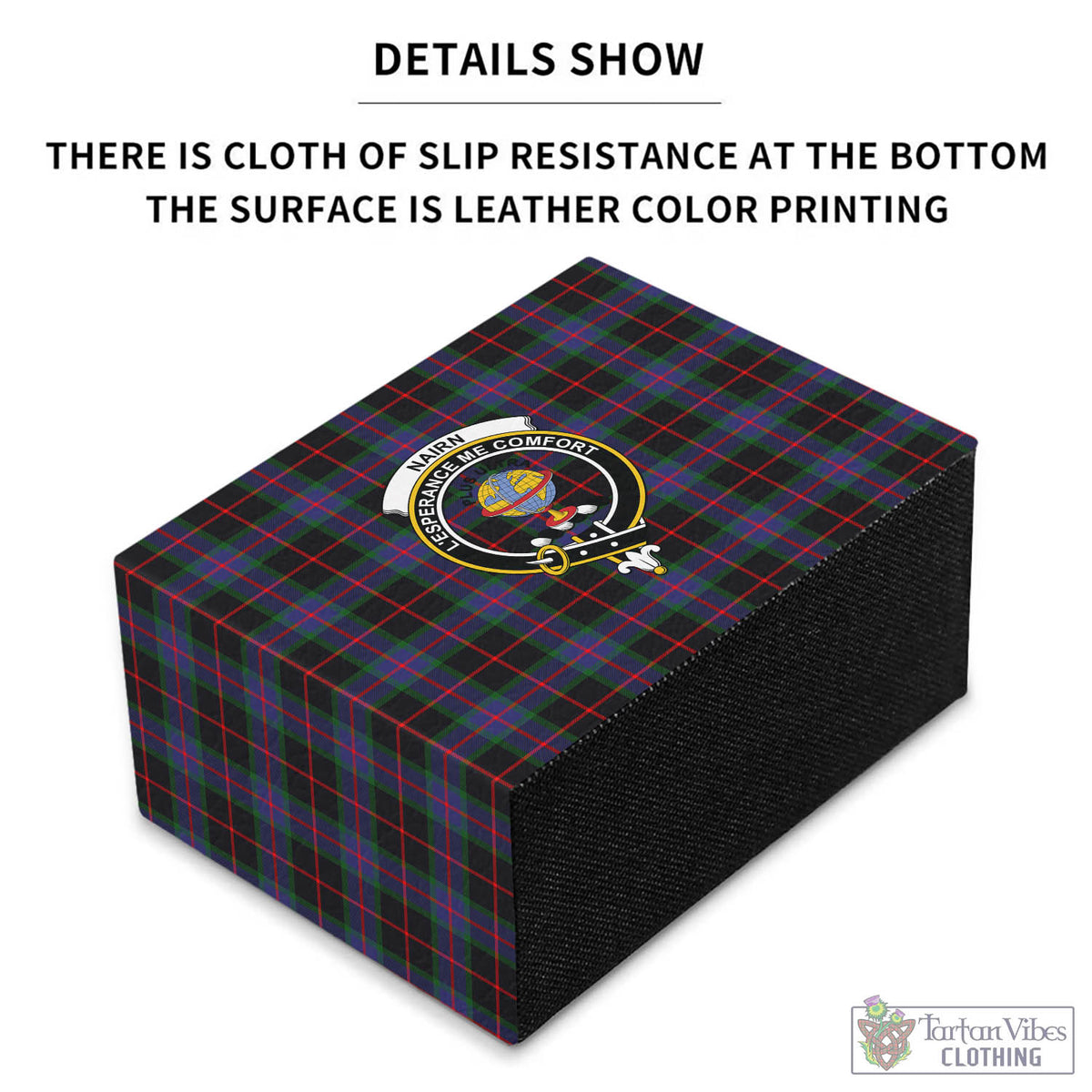 Nairn Tartan Pen Holder with Family Crest - Tartan Vibes Clothing