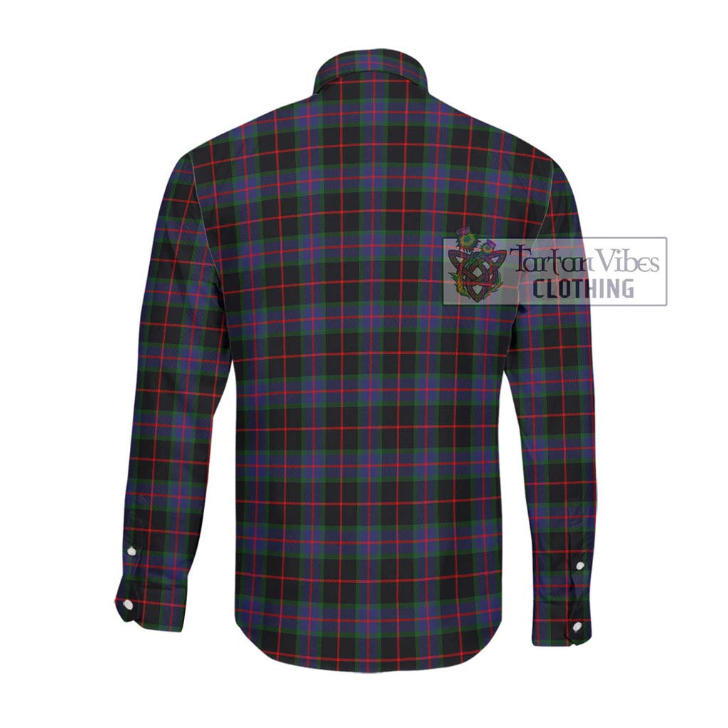 Nairn Tartan Long Sleeve Button Shirt with Family Crest DNA In Me Style - Tartanvibesclothing Shop