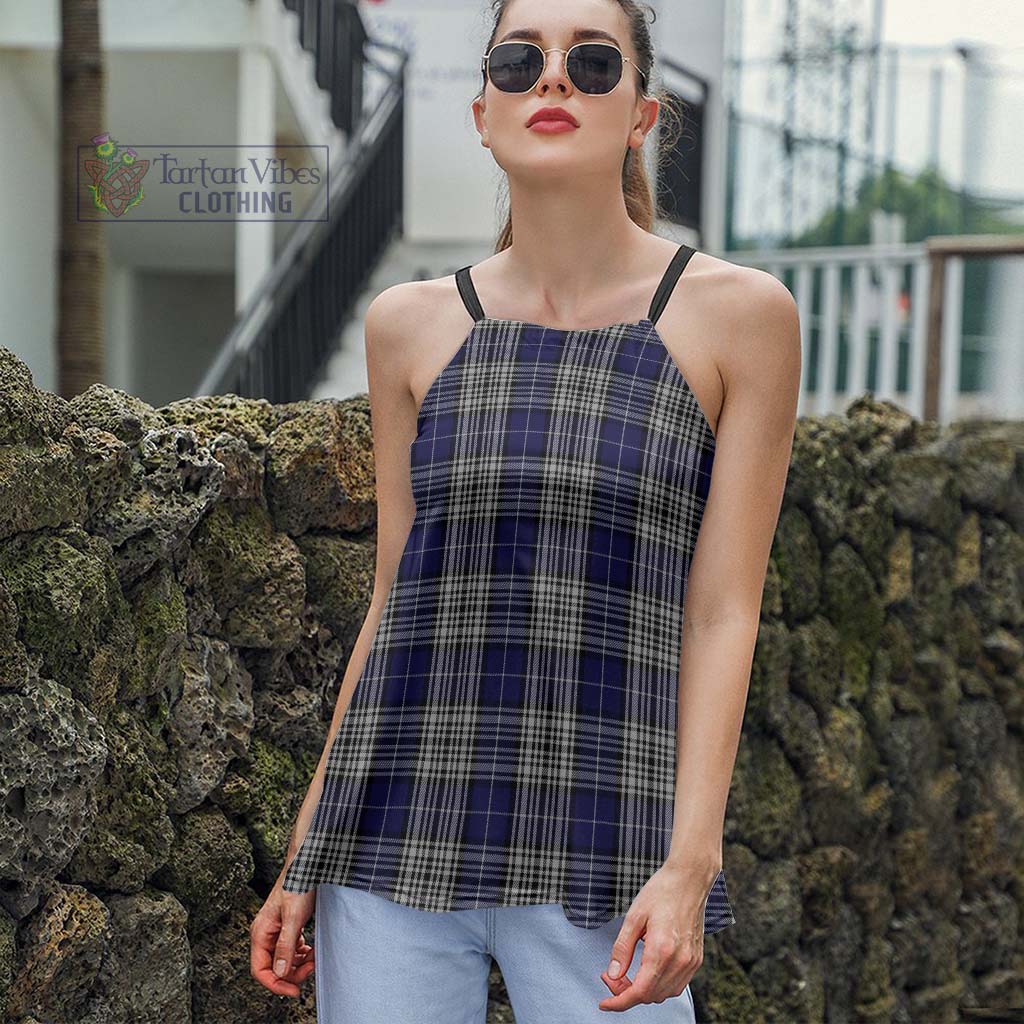 Tartan Vibes Clothing Napier Tartan Loose Halter Neck Camisole