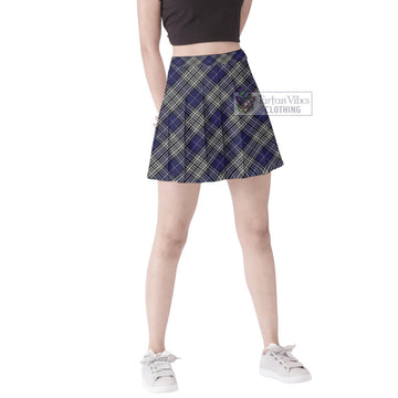 Napier Tartan Women's Plated Mini Skirt