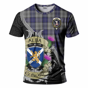 Napier Tartan Family Crest T-Shirt Lion Rampant Royal Thistle Shield Celtic Inspired Kid's Shirt - Tartan Vibes Clothing