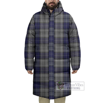 Napier Tartan Long Down Jacket