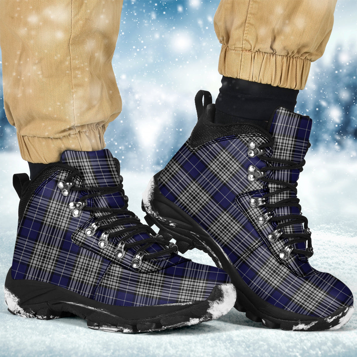 Napier Tartan Alpine Boots - Tartanvibesclothing