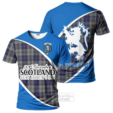 Napier Family Crest Tartan T-Shirt Celebrate Saint Andrew's Day in Style