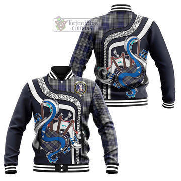 Napier Tartan Baseball Jacket with Epic Bagpipe Style