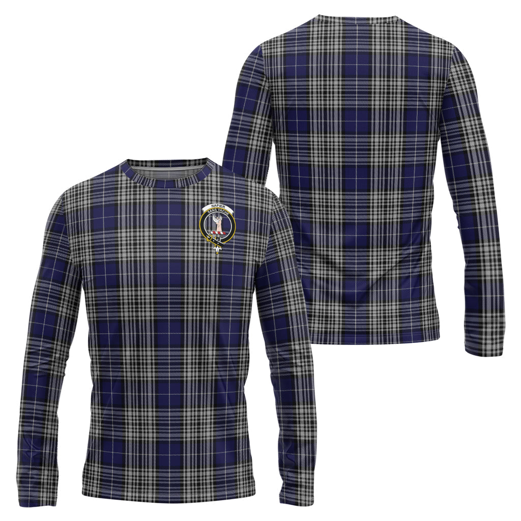 napier-tartan-long-sleeve-t-shirt-with-family-crest