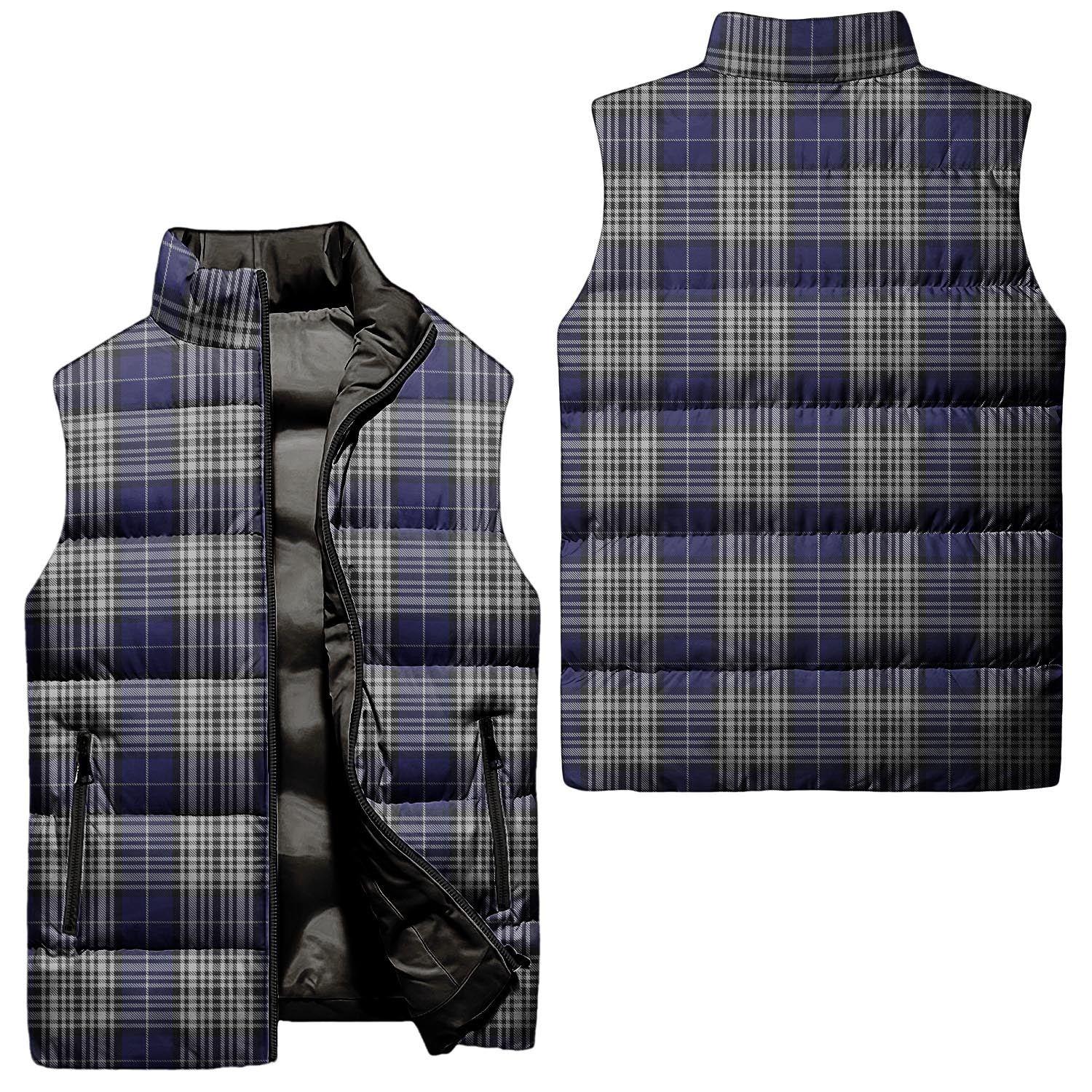 Napier Tartan Sleeveless Puffer Jacket Unisex - Tartanvibesclothing